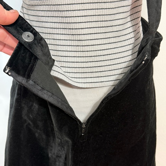 ModCloth velvet pinafore dress jumper Cupcake consultant size Large NWT - Picture 9 of 17